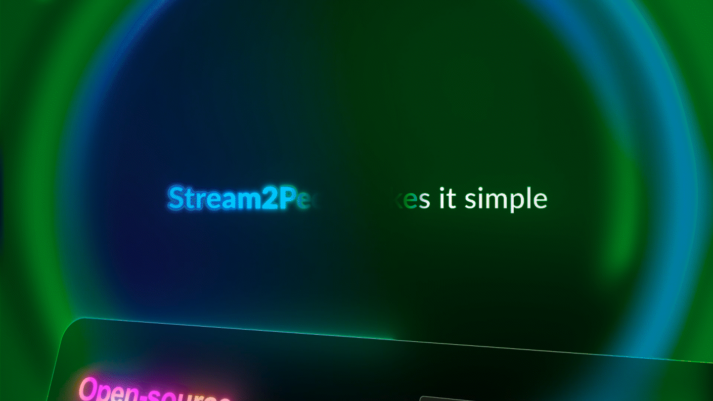 Stream2Peer easy OBS integration